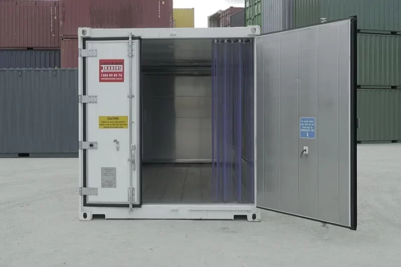 Gebrauchter 20 Fuß Kühlcontainer. Weiß
